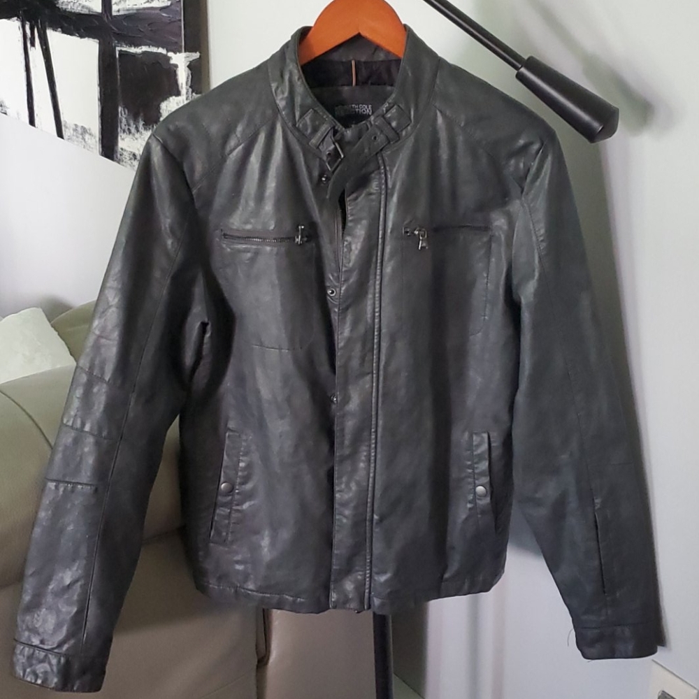 Kenneth Cole reaction moto jacket